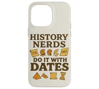 History Lovers Historical Dates I Love Puns Vintage Case for iPhone 14 Pro Max