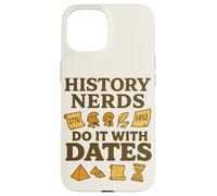 History Lovers Historical Dates I Love Puns Vintage Case for iPhone 15