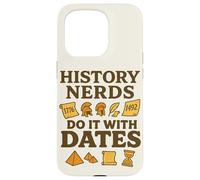 History Lovers Historical Dates I Love Puns Vintage Case for iPhone 15 Pro