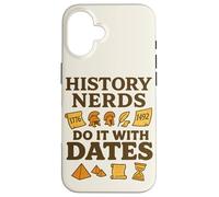 History Lovers Historical Dates I Love Puns Vintage Case for iPhone 16