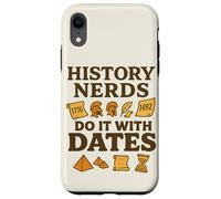 History Lovers Historical Dates I Love Puns Vintage Case for iPhone XR