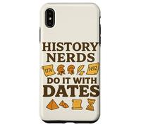 History Lovers Historical Dates I Love Puns Vintage Case for iPhone XS Max