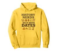 History Lovers Historical Dates I Love Puns Vintage Pullover Hoodie