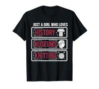 History Museums Knitting Hobbies T-Shirt
