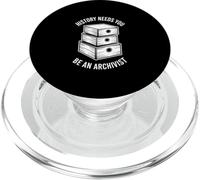 History Needs You Archivist Genealogy Researcher PopSockets PopGrip for MagSafe