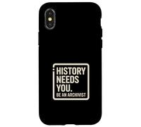 History Needs You Be An Archivist! Records Keeper Case for iPhone X/XS