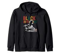 History Of Forgotten Black Inventors Black History Month Zip Hoodie