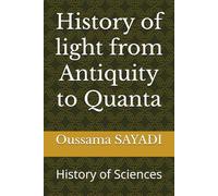 History of light from Antiquity to Quanta: History of Sciences