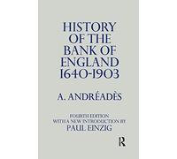 History of the Bank of England – Routledge