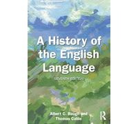 History of the English Language - Trade Paperback NEW Thomas Cable; A