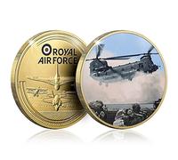 History of the RAF Commemorative Chinook Edition Gold Coin - Troop Carrier