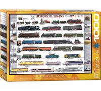History of Trains 1000 Piece Jigsaw Puzzle