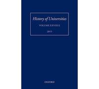 History of Universities: Volume XXVIII/2 by Mordechai Feingold (English) Hardcov