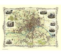 History Portal Limited Edition 1000 Piece Jigsaw Puzzle - Map of Leeds 1851 by John Tallis