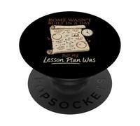 History Teacher AP World Classroom Humor Educator Gift PopSockets Adhesive PopGrip