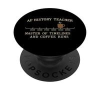 History Teacher AP World Classroom Humor Educator Gift PopSockets Adhesive PopGrip