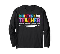 History Teacher Research Remember Analyse Share Long Sleeve T-Shirt