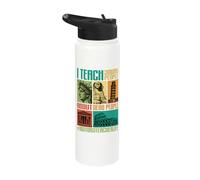 History Teacher Teach Young People About Dead People Funny Stainless Steel Insulated Water Bottle