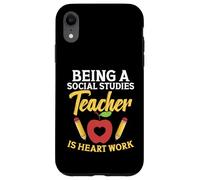 History Teacher Team Being A Social Studies Teacher Case for iPhone XR