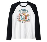 History Teacher Tell Young People About Dead People Funny Raglan Baseball Tee