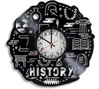 History Teacher Vinyl Wall Clock - History Teacher Decor, History Teacher Classroom Decor, Teacher Appreciation Gift Teacher Ornament
