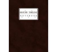 History Timeline Notebook: 278 Pages Graph Paper Journal for Recording History Major Events and Studies. Dark Chocolate Matte Finish Cover