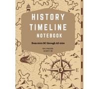 History timeline Notebook: my timeline book of world history notebook, Blank pages , from 5000 BC through AD 2024,Book of Centuries, Homeschool ... 104 Pages, 8.5" x 11"IN, for Schools, ...