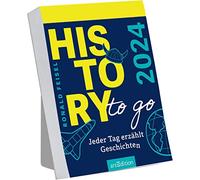 History to Go 2024 Tear-Off Calendar Every Day Tells Stories | Daily Tear-Off Calendar for Standing or Hanging Up