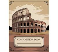 History Tourist Attraction Composition Book: 120 Pages Notebook, with Cartoon Cover Design, perfect for Journaling, Ideas, Students, Girls, Writers, ... perfect for Journaling, Ideas, Students