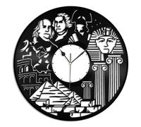 History Vinyl Wall Clock Souvenir Gift for Friends Home Living Room Decoration Vintage Design Office Bar Room Home Decor