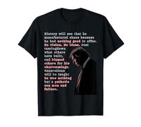 History Will See Political Commentary Design with Powerful T-Shirt