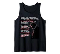 History Will See Political Commentary Design with Powerful Tank Top