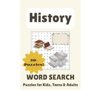 History Word Search Puzzle Book: With Easy to Read Print about World History, Famous People, Legends, Heroes, Villains and More | 6x9 inches, 110 ... Gift for Vacations, Holidays, and Free Times