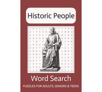 History Word Search Puzzle Book: Word Searches with Easy to Read Print about History, Historic People, Events in History and More | 6x9 Inches, 110 ... Gift for Vacations, Holidays and Free Time
