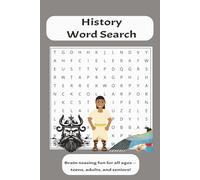 History Word Search Puzzle Book: Word Searches with Easy to Read Print about History with Engaging Puzzles, Stories, and More | 6x9 inches, 110 pages, | 50+ Puzzles.... Gifts for Vacations, Holidays, and Free Times