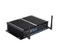 HISTTON 8th Gen Fanless Industrial PC i5-8250U Desktop PC, DDR4 32GB RAM 512GB SSD,WiFi/DP/EDP/LPT/HDMI2.0/USB3.0/USB2.0/LAN/RS232/485 COM,Windows 11 Pro/Linux Ubuntu