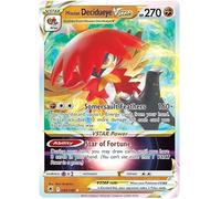 Hisuian Decidueye VSTAR 084/189 Rare VSTAR Pokemon Card (SWSH Astral Radiance) + 1x TitanCards® Toploader