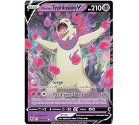 Hisuian Typhlosion V 053/189 Ultra Rare Pokemon Card (SWSH Astral Radiance) + 1x TitanCards® Toploader