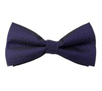 HISUNBEN Men's Solid Color Pre-tied Bow Tie Adjustable Tuxedo Two Layer Bow Tie with Gift Box-Purple