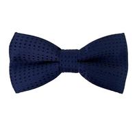 HISUNBEN Polka Dot Bowtie for Kids, Pre-Tied Bow Tie with Spots & Adjustable Buckle & Strap,for Boys Girls Party Wedding&Pet-Navyblue