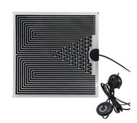 hisunfarm Reptile Heat Mat Terrarium Vivarium 28 Watt Heating Pad with 10 Levels Temperature Adjustment for Tortoise Snakes Lizard Gecko Hermit Crab Turtle (28Watt(28 * 28 cm))