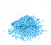 Hiswan Blue Polymer Clay Beads, 6mm Heishi Bead for Jewelry Bracelets Necklace Making 1000PCS