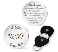 Hisxierng Teachers Christmas Gifts Pocket Hug Token End of Year Teacher Gifts for Women Gift for Teachers Keepsake Personalized Graduation Retirement Gift Birthday Valentines Day Thanksgiving Easter