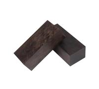 Hisxrcal 2Pcs Ebony Lumber Wood Carving Nut Saddles Bridges Ebony Blank