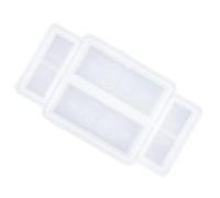Hisxrcal Transparent Rectangular Gold Bar for DIY Chocolate Cake Decoration And Sugar Work