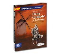 Hiszpański Don Quijote de la Mancha Don Kichot z La Manchy: Adaptacja z ćwiczeniami