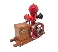Hit and Miss Engine Kit That Runs, 3.6 CC Ready to Run Miniature Water-Cooled Single-Cylinder 4-Stroke Gasoline Internal Combustion Engine Model, Vintage Industrial Decor