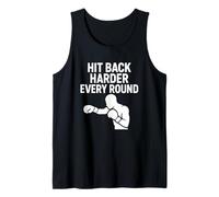 Hit Back Harder Every Round Boxing Mindset Tank Top