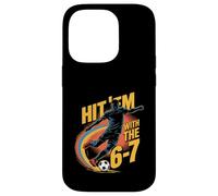 Hit ’Em With the 6 7 Soccer Meme Tee Rainbow Flick Move Case for iPhone 14 Pro