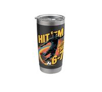 Hit ’Em with The 6 7 Soccer Meme Tee Rainbow Flick Move Stainless Steel Insulated Tumbler